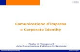 Comunicazione d'impresa e Corporate Identity