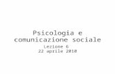 Psicologia e comunicazione sociale 6