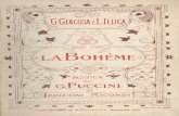 La Boheme -Libretto Giacosa G Illica L - Puccini