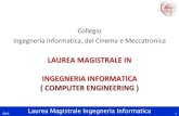 Presentazione Laurea Magistrale in Ingegneria Informatica al Politecnico di Torino