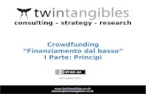 Presentazione Crowdfunding - I parte