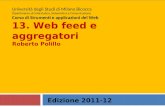 13. Web feed e aggregatori