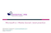 Microsoft e i Media Sociali - Best Practice