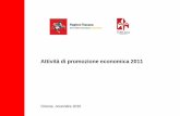 Regione Toscana - Attività di promozione economica 2011