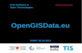 OpenGISData.eu @OSMit - Luisa Marangon - TIS innovation park