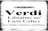 Guiseppe Verdi-_'Libiamo Ne Lieti Calici_' From La Traviata-SheetMusicTradeCom