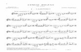 Astor Piazzolla Cinco Piezas