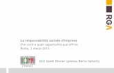 #GGDRoma9 - La Responsabilità Sociale di Impresa
