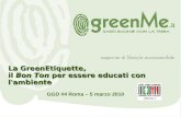 La GreenEtiquette, il Bon Ton per essere educati con l'ambiente - Simona Falasca