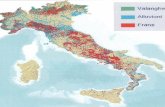Mappa del rischio idrogeologico in Italia