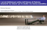 I servizi bibliotecari online dell'Ateneo di Palermo