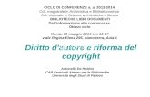 Diritto d'autore e riforma del copyright / Antonella De Robbio