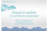 Cloud in action "Un ambiente sostenibile" - Alessandro Anzilotti - Clouditalia