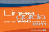Linee guida per i siti web della PA - 2011