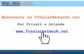 FVSolarnetwork - la community per privati e aziende