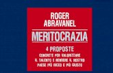 Meritocrazia - Roger Abravanel
