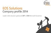 EOS Solutions Company Profile 2014