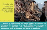 Copertura mediatica de Terremoto in Abruzzo 2009 - Analisi critica