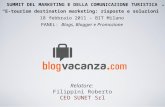 Presentazione Blogvacanza - BIT 2011 Milano