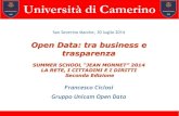 Open Data: tra business e trasparenza