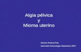 Algia pélvica y mioma uterino