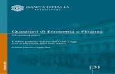 Qef 31.debito pubblico italiano dall'unità ad oggi  banca italia