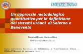 Un approccio metodologico quantitativo per la definizione dei sistemi urbani di Benevento e Salerno, di Massimiliano Bencardino