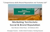 “L’importanza della brand reputation nel turismo 3.0”   mkt territoriale social & brand reputation - giuseppe taranto