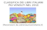 Classifica dei libri italiani pi¹ venduti nel 2010