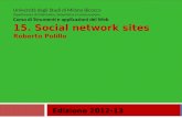 15. Social network sites