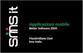 Massimiliano Zani - Applicazioni Mobile: tecnologie e Problematiche