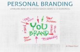 Il Personal Branding - Questo (s)conosciuto