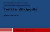 22. I wiki e wikipedia