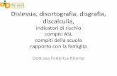 Lazio: i DSA. Dott.ssa Ritorto