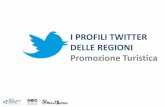 I profili twitter per il turismo delle regioni italiane