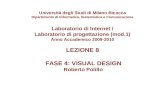 Laboratorio internet 8: Visual design