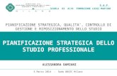 Alessandra Damiani - Pianificazione strategica dello studio - Milano, 05/03/2014