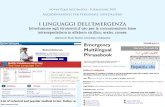 Emergency communication: a multilingual approach. Comunicazione ospedaliera medico-paziente multilingue