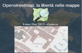 Openstreetmap la libertà nelle mappe  - Linux Day 2013 di Genova