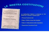 Struttura della costituzione italiana