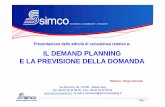 SIMCO: Global Logistics demand planning e previsione della domanda