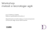Workshop metodi e tecniche agili
