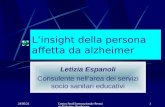 L’insight della persona affetta da alzheimer