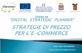 Corso Digital Strategic Planner - Lezione 3: Strategia di prezzo per l'e-commerce