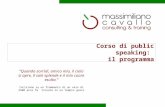 Milano - 12 aprile 2014 Corso di public speaking