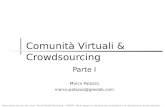 Comunità virtuali e Crowdsourcing. Parte I.