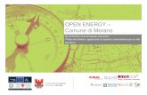 Progetto Open Energy Comune di Merano