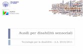 Ausili per disabilità sensoriali
