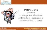 Javaday 2009 php e java