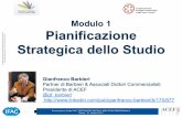 Gianfranco Barbieri - Modulo 1 - Pianificazione strategica dello studio - Parma, 31/10/2012